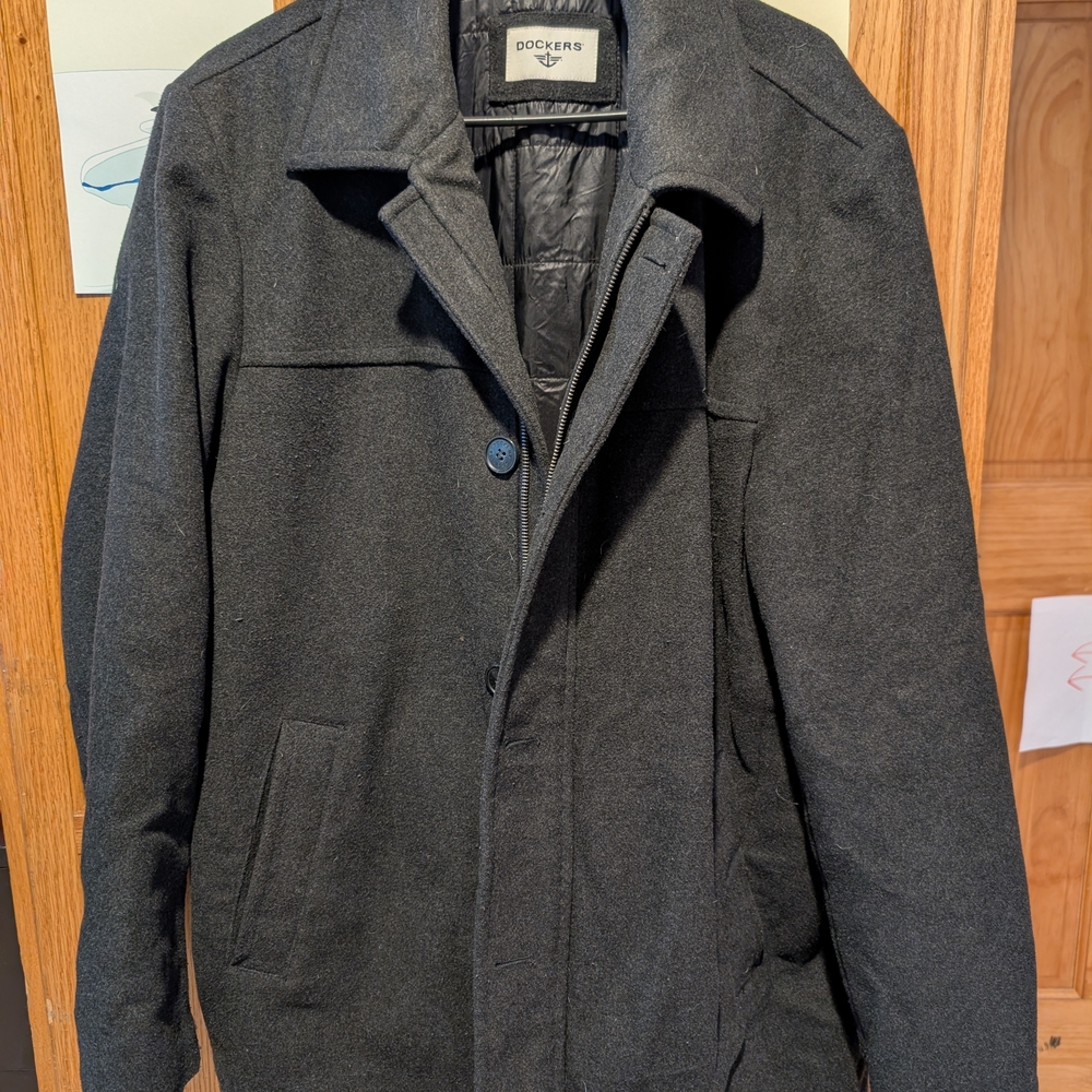 Dockers Men's Black Coat